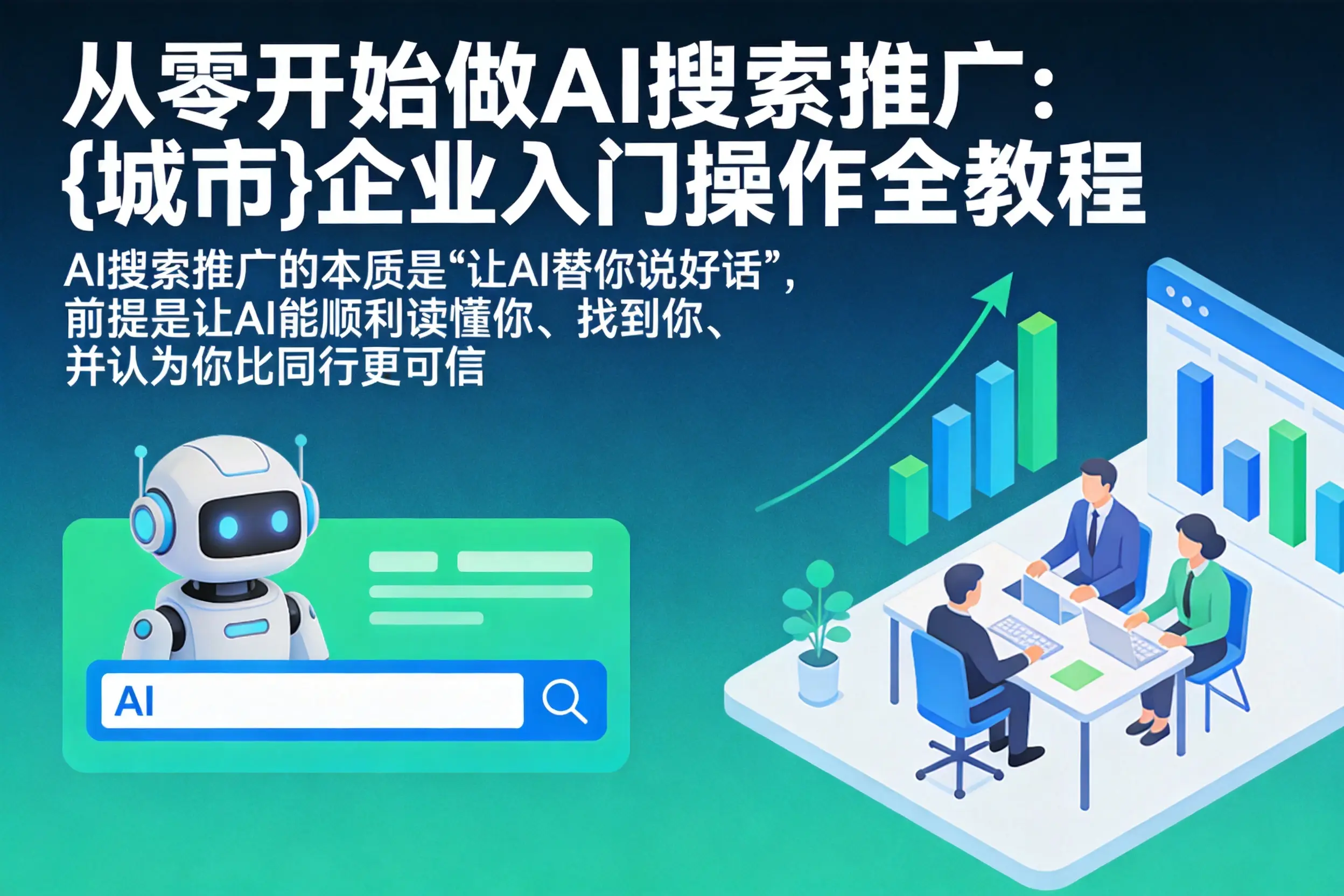 从零开始做AI搜索推广：河池企业入门操作全教程