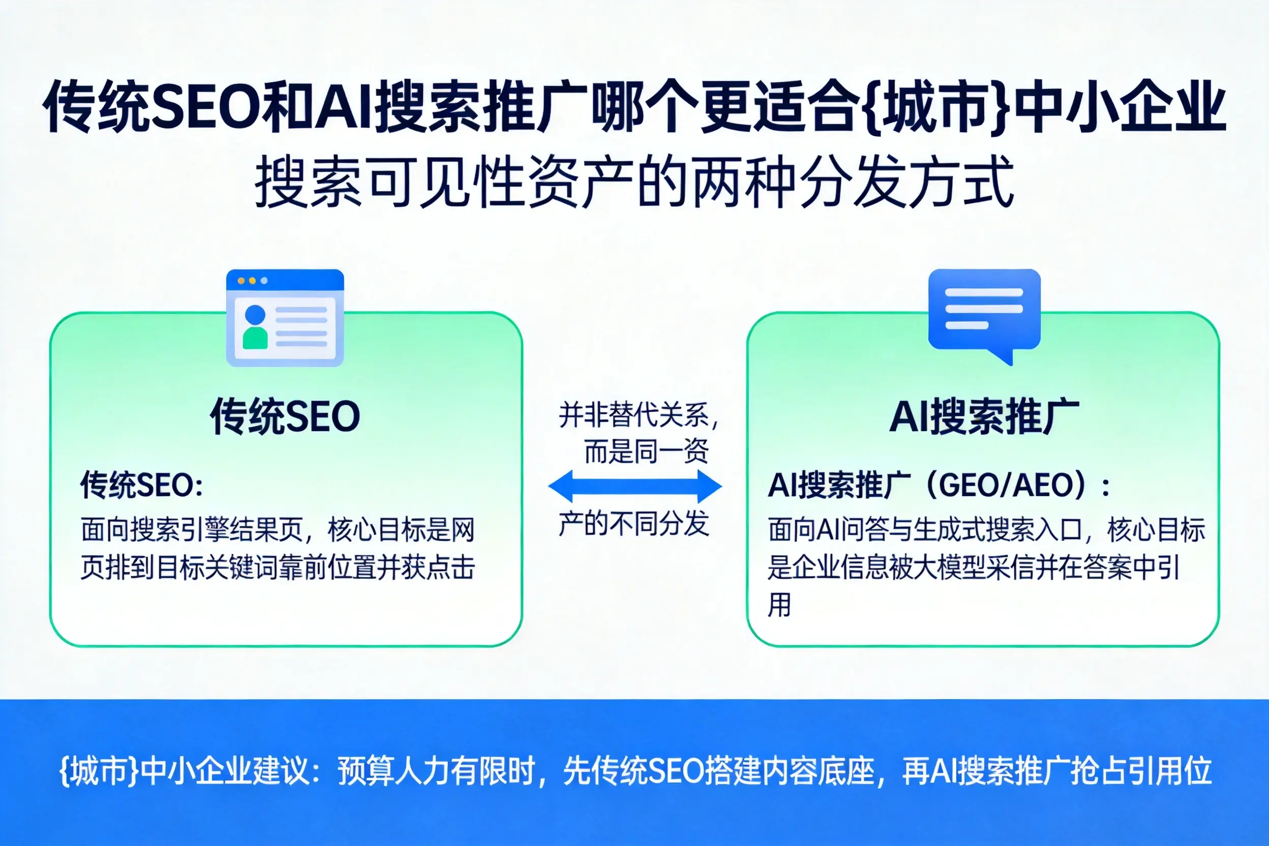 传统SEO和AI搜索推广哪个更适合河池中小企业