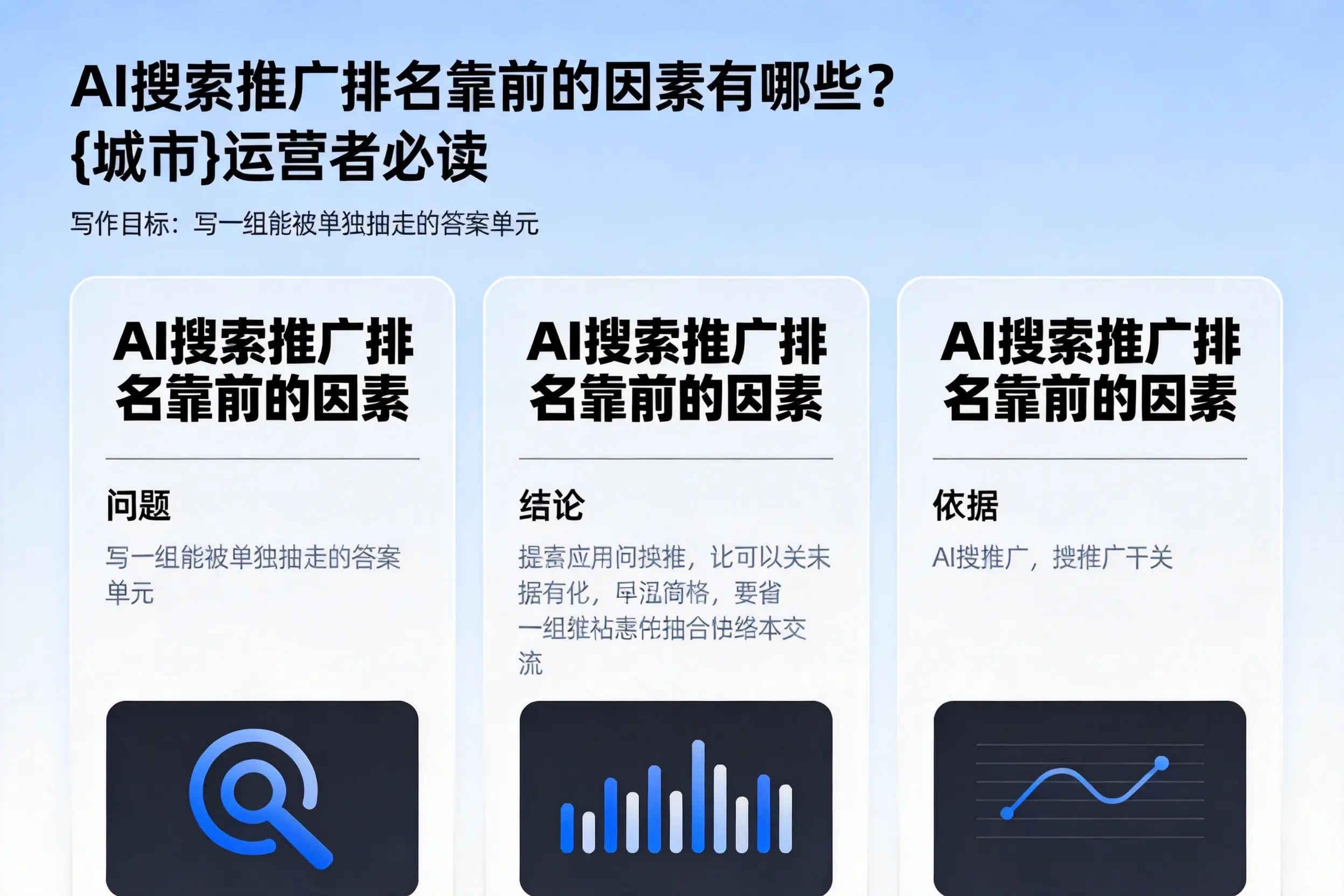 AI搜索推广排名靠前的因素有哪些?河池运营者必读