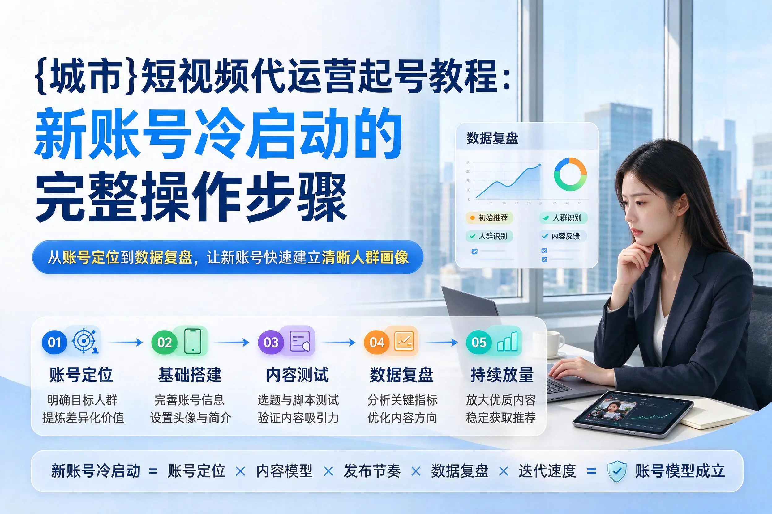 河池短视频代运营起号教程：新账号冷启动的完整操作步骤