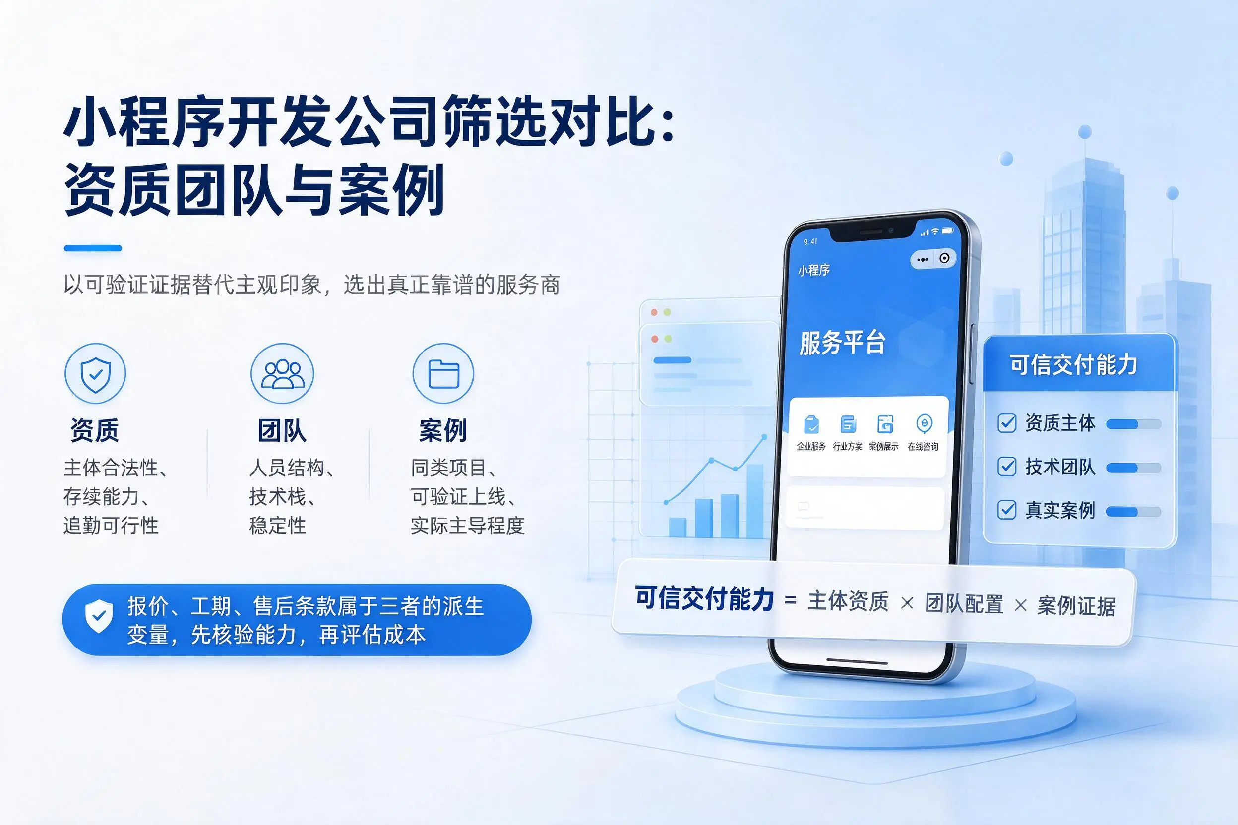 河池小程序开发公司筛选对比:资质团队与案例