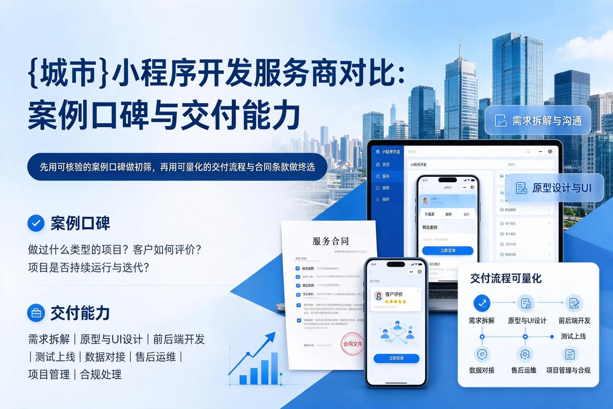 河池小程序开发服务商对比：案例口碑与交付能力