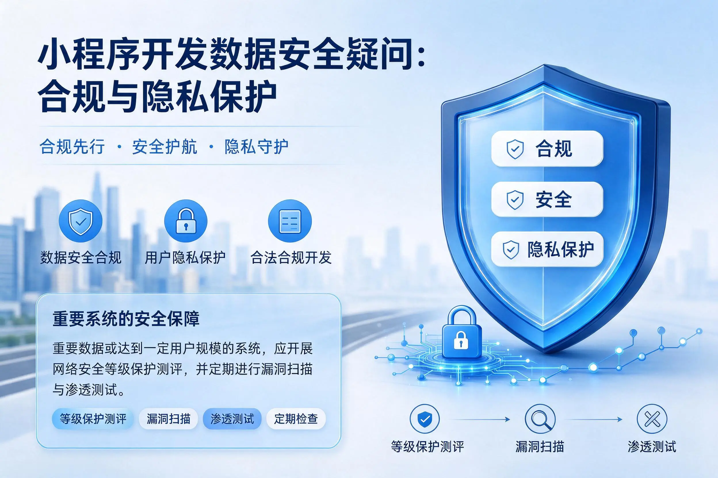 河池小程序开发数据安全疑问：合规与隐私保护