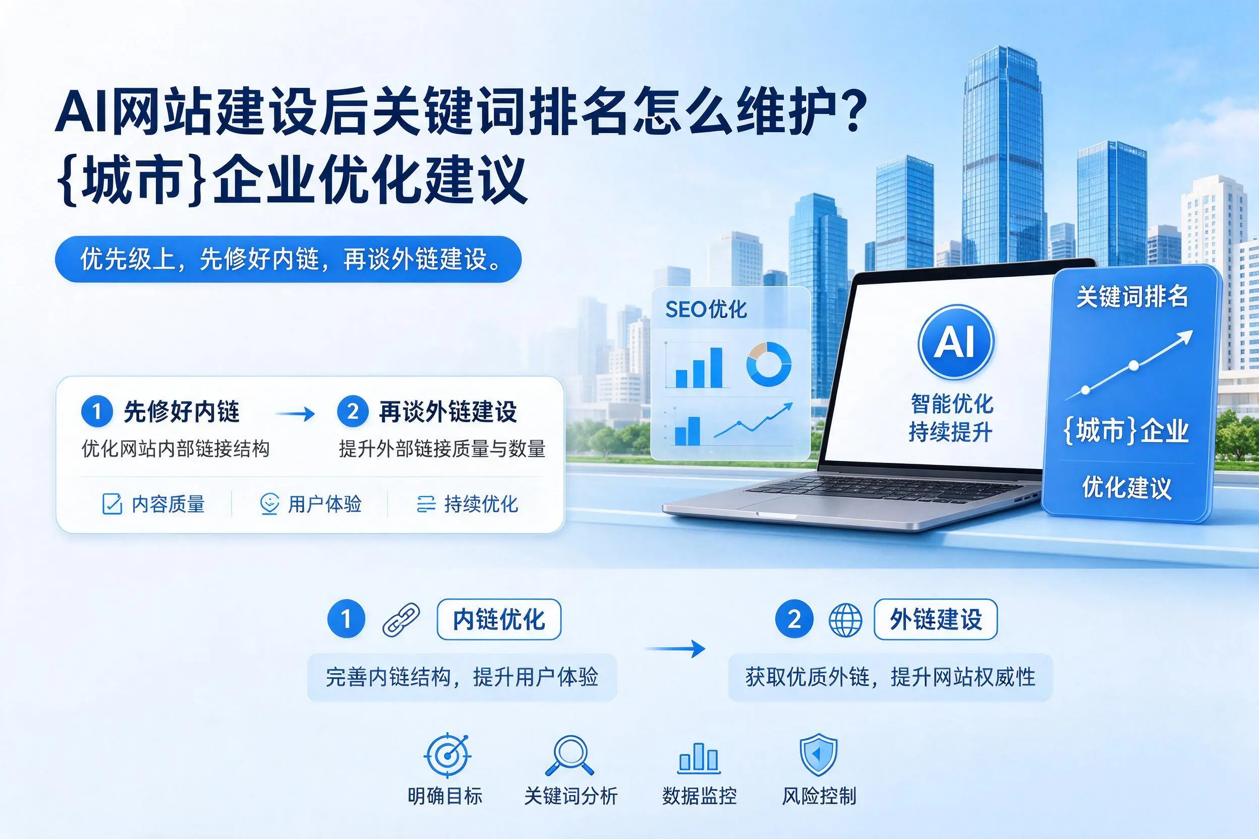 AI网站建设后关键词排名怎么维护？河池企业优化建议